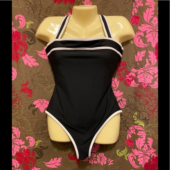 Calvin Klein Other - Calvin Klein One-Piece Black/White Swimsuit